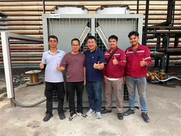 Hicon tarjoaa nopean myynnin jälkeisen tuen kaupalliseen modulaariseen ilmajäähdytteiseen jäähdyttimeen Thaimaassa